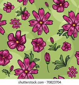 Seamless floral background