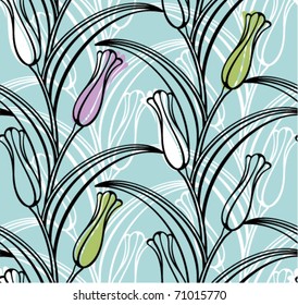 seamless floral background