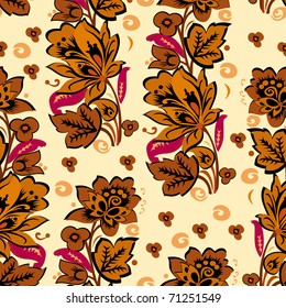 Seamless floral background