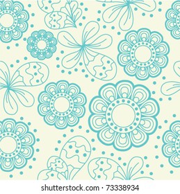 Seamless floral background