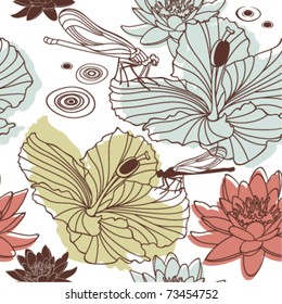 seamless floral background