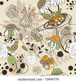 seamless floral background