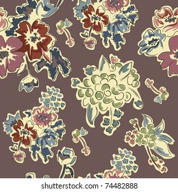 Seamless floral background