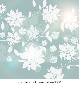 Fondo floral impecable
