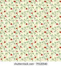 Seamless floral background