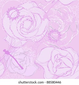 seamless floral background
