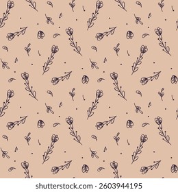 seamless floral background, abstract pattern