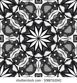 Seamless floral background. decorative texture for wallpaper, invitation. Vector illustration.