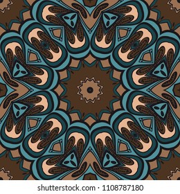 Seamless floral background. decorative texture for wallpaper, invitation. Vector illustration.