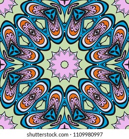 Seamless floral background. decorative texture for wallpaper, invitation. Vector illustration.