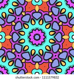 Seamless floral background. decorative texture for wallpaper, invitation. Vector illustration.