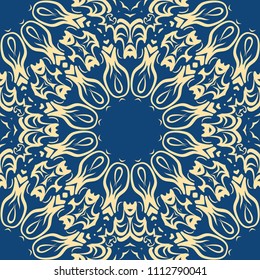 Seamless floral background. decorative texture for wallpaper, invitation. Vector fantastic illustration.