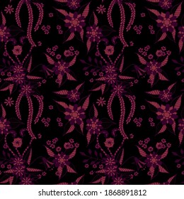 Seamless Floral Background. Delicate Orient
