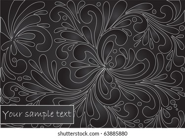 seamless floral background for design