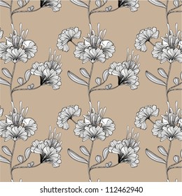 Seamless floral background, EPS10 Vector background