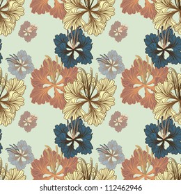 Seamless floral background, EPS10 Vector background