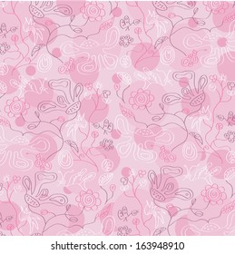seamless floral background, illustration in vector format