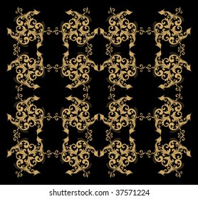 Seamless floral background pattern