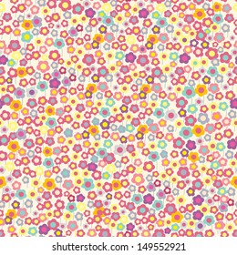 Seamless floral background. Seamless pattern can be used for wallpaper, pattern fills, web page background, surface textures