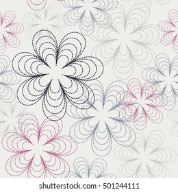 Seamless floral background. Print. Cloth design, wallpaper.