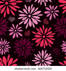 Seamless floral background. Print. Repeating background. Cloth design, wallpaper.