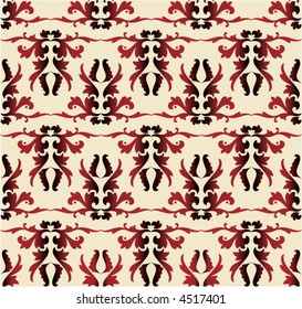 seamless floral background (repeating top to down and left to right)
