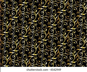 seamless floral background (repeating top to down and left to right)