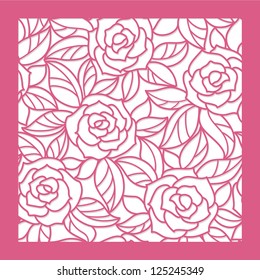 seamless  floral   background with roses