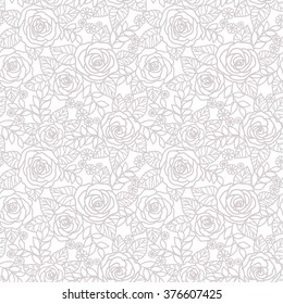 seamless  floral   background with roses