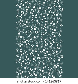 Seamless floral background with small flowers