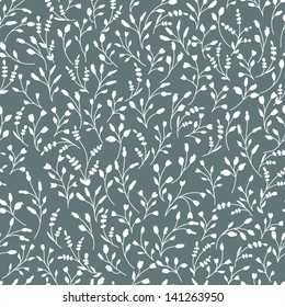 Seamless floral background with small flowers