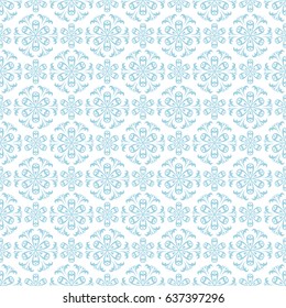 Seamless floral background for textile, wallpapers. Vector illustration