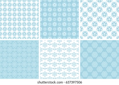 Seamless floral background for textile, wallpapers. Vector illustration