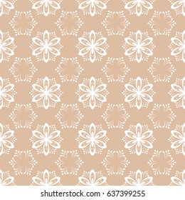 Seamless floral background for textile, wallpapers. Vector illustration