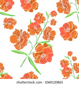 Seamless floral background. Vector