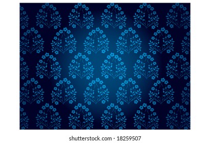 Seamless floral background. Vector illustration.