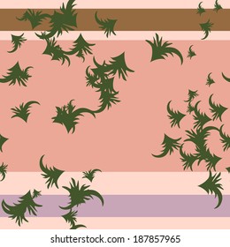 Seamless floral background, vector illustration for design.