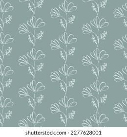 Seamless floral background. Vector illustration.