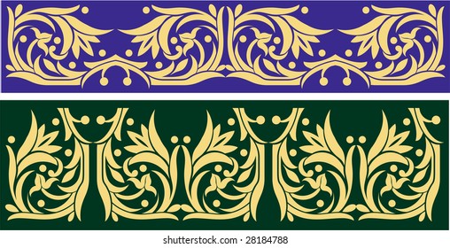 Seamless floral background. Vector illustration.