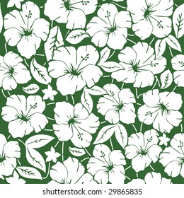Seamless floral background.  Vector illustration.