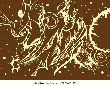 Seamless floral background. Vector illustration.