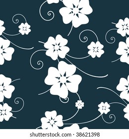 Seamless floral background. Vector illustration