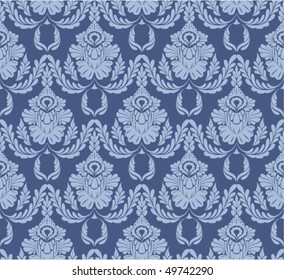 Seamless floral background. Vector illustration.