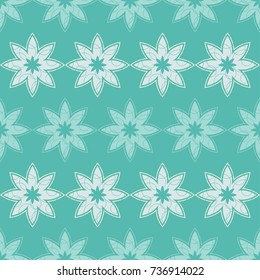 Seamless floral background. Vector illustration. Textile rapport.