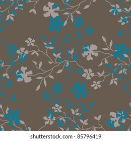 Seamless floral background. Vector illustration
