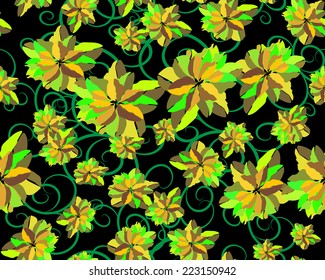 Seamless floral background for your design