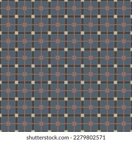 Estructura de pancartas florales sin incandescencia Material de arte Marco Moda Línea Textil Textura Decorativa Forma de fondo de tela moderna Diseño Cuadrícula Fondo geométrico Papel de escritorio Imprimir Patrón de mosaico gráfico