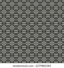 Estructura de pancartas florales sin incandescencia Material de arte Marco Moda Línea Textil Textura Decorativa Forma de fondo de tela moderna Diseño Cuadrícula Fondo geométrico Papel de escritorio Imprimir Patrón de mosaico gráfico