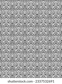 Seamless Floral Batik Tereptep, Scaleable, Reaptable.
