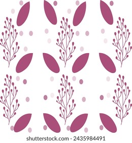 Seamless floral blossom pattern art design print fabric illustration vector